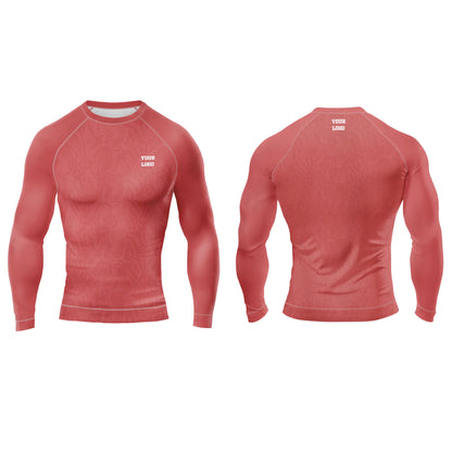 Custom Rash Guard - Solid Color Design - Personalized Wear