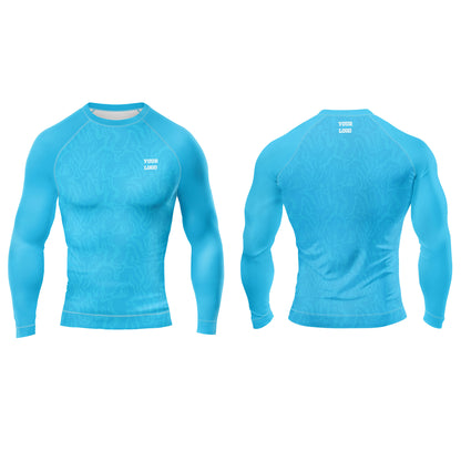 Custom Rash Guard - Solid Color Design - Personalized Wear