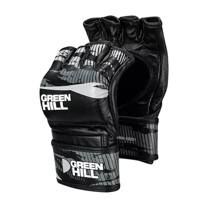 MMA Gloves - IRON - Genuine Leather Mixed Martial Arts Gloves