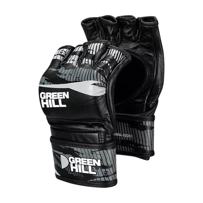 MMA Gloves - IRON - Genuine Leather Mixed Martial Arts Gloves