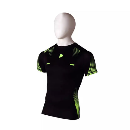 Half Sleeeves - MMA RASH GUARD - Compression Lycra Performance Shirt
