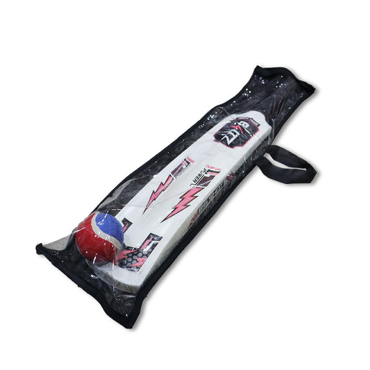Blitz Bat Set - Kids Junior Soft Ball Cricket Bat - Full Profile