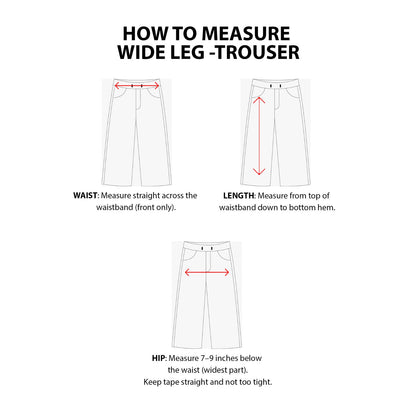 Custom Boys Wide Trouser - Solid Design Personalized Bottoms