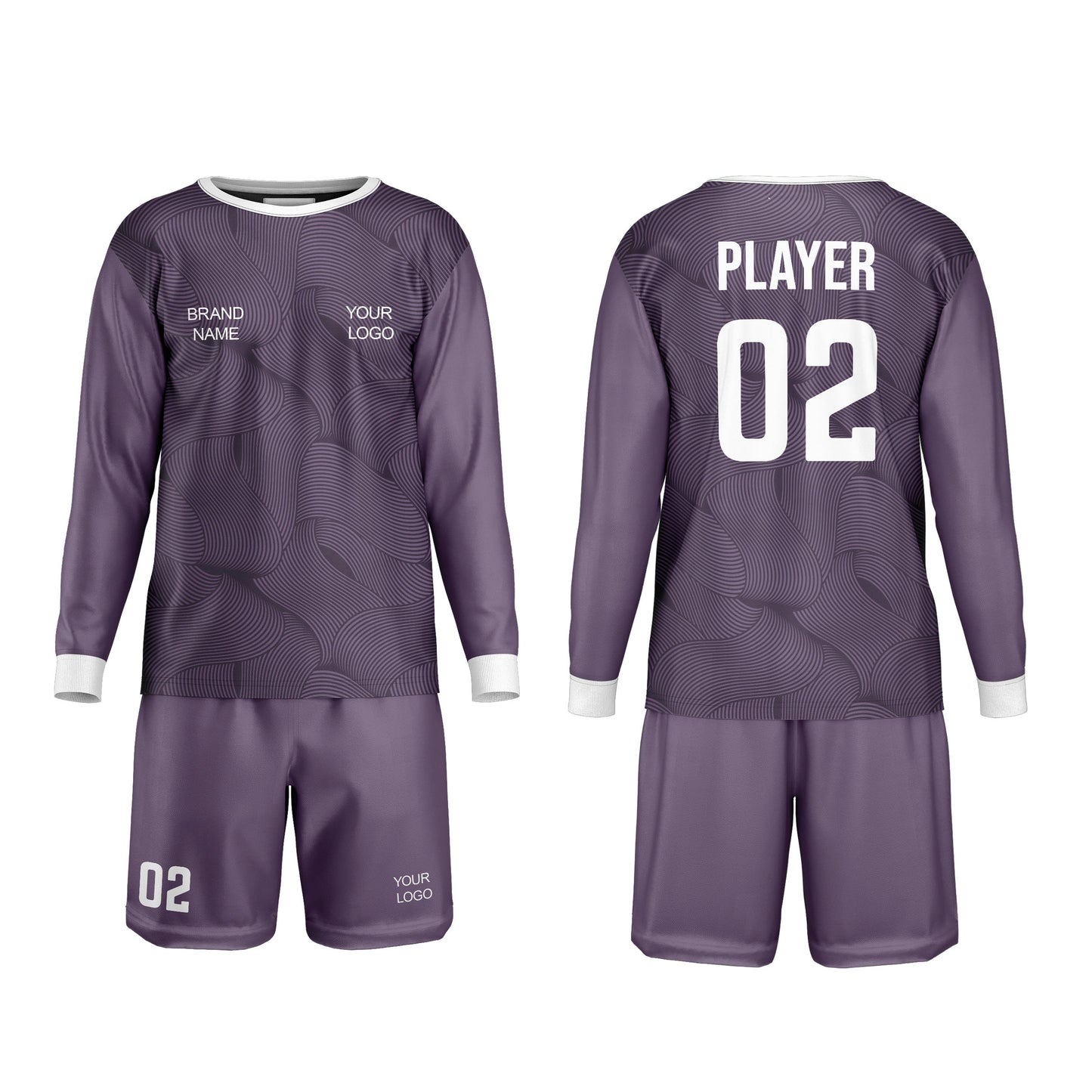 Custom Soccer Goalkeeper Uniform - Wavy - Personalized