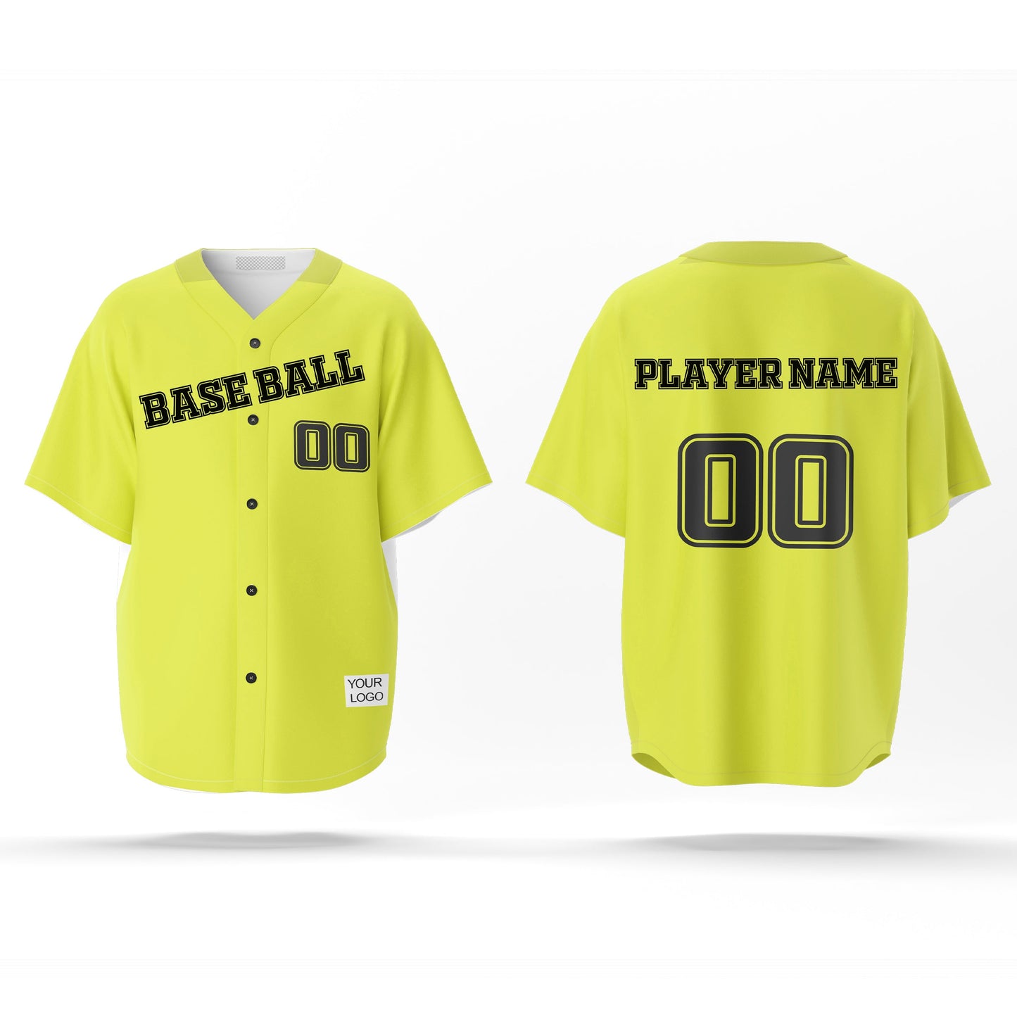 Custom Baseball Jersey - Solid Color Design - Personalized Gear