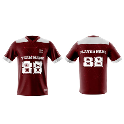 Custom American Football Jersey - Geo Design - Personalized Jersey