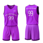 Basketball Uniforms – Horizontal Custom Logos & Team Colors