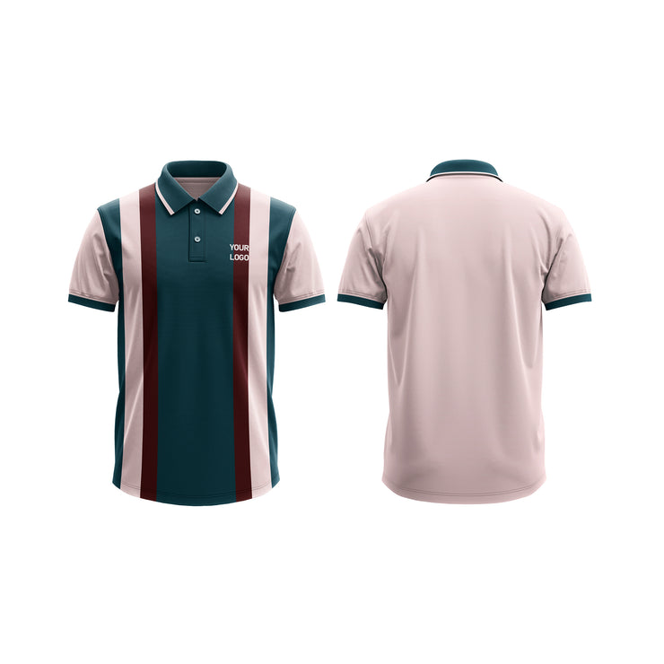 Polo Shirt – Striped Custom Colors, Logos & Styles
