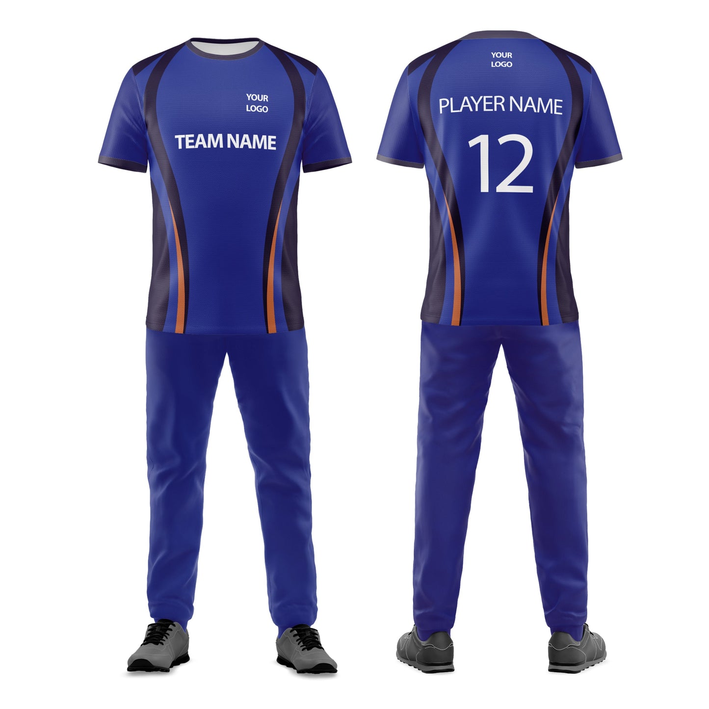 Custom Cricket Uniform - Abstract Accent - Personalized Cricket Kit