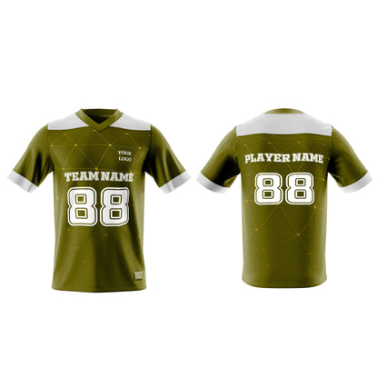 Custom American Football Jersey - Geo Design - Personalized Jersey