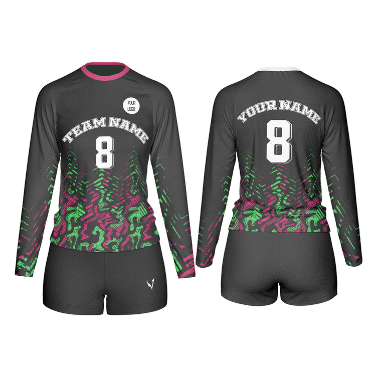 Volleyball Uniforms – Pattern Design Custom Logos, Colors & Patterns