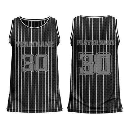 Custom Basketball Tank Top - Pinstripe - Personalized Gear