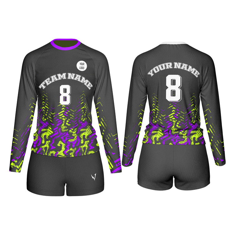 Volleyball Uniforms – Pattern Design Custom Logos, Colors & Patterns