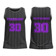 Basketball Jerseys – Striped Custom Logos & Team Colors