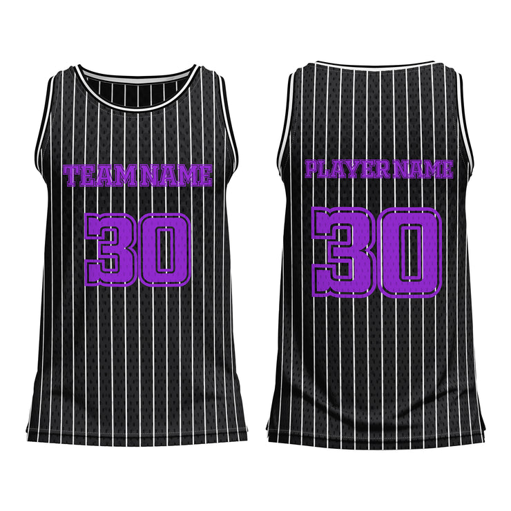 Basketball Jerseys – Striped Custom Logos & Team Colors