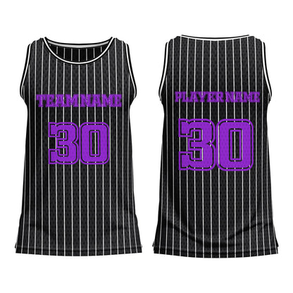 Custom Basketball Tank Top - Pinstripe - Personalized Gear