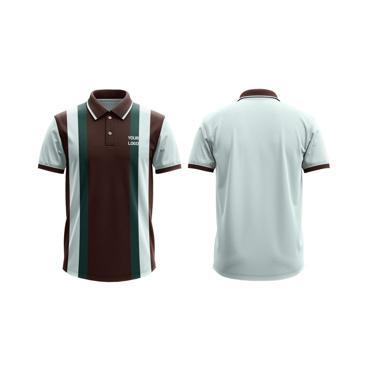 Polo Shirt – Striped Custom Colors, Logos & Styles