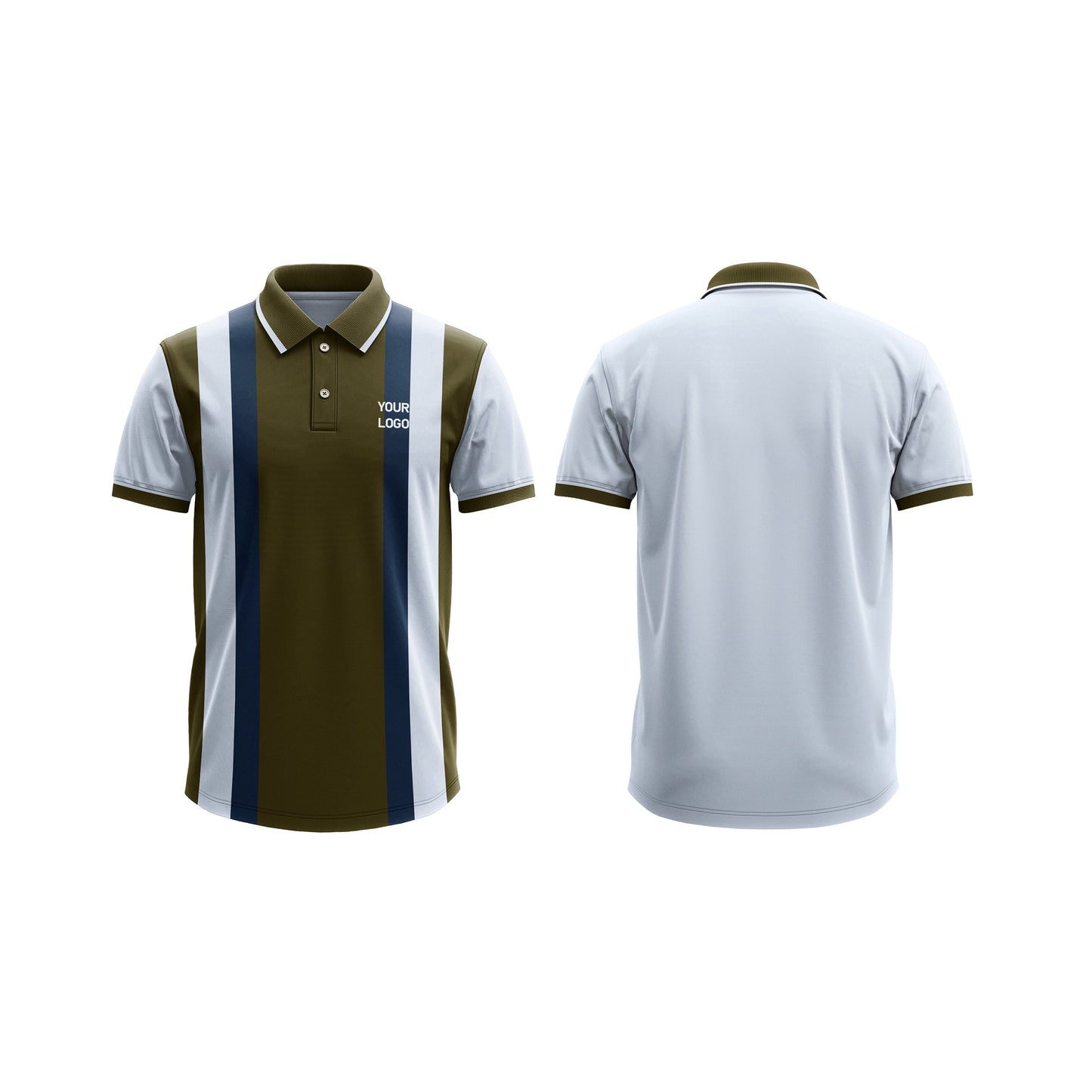 Custom Polo T-Shirt – Cut & Sew Panel Design – Personalized T-Shirt