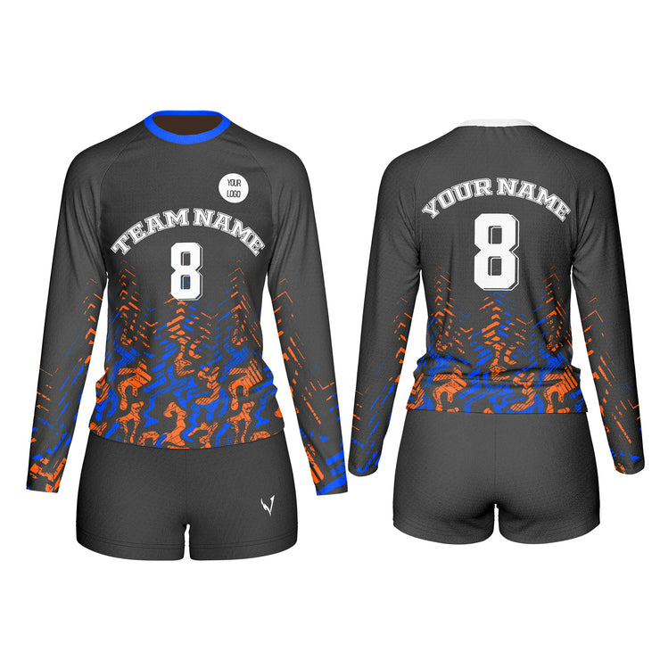 Volleyball Uniforms – Pattern Design Custom Logos, Colors & Patterns