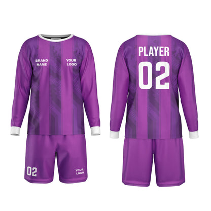 Custom Soccer Goalkeeper Uniform – Two-Tone Stripe – Personalized