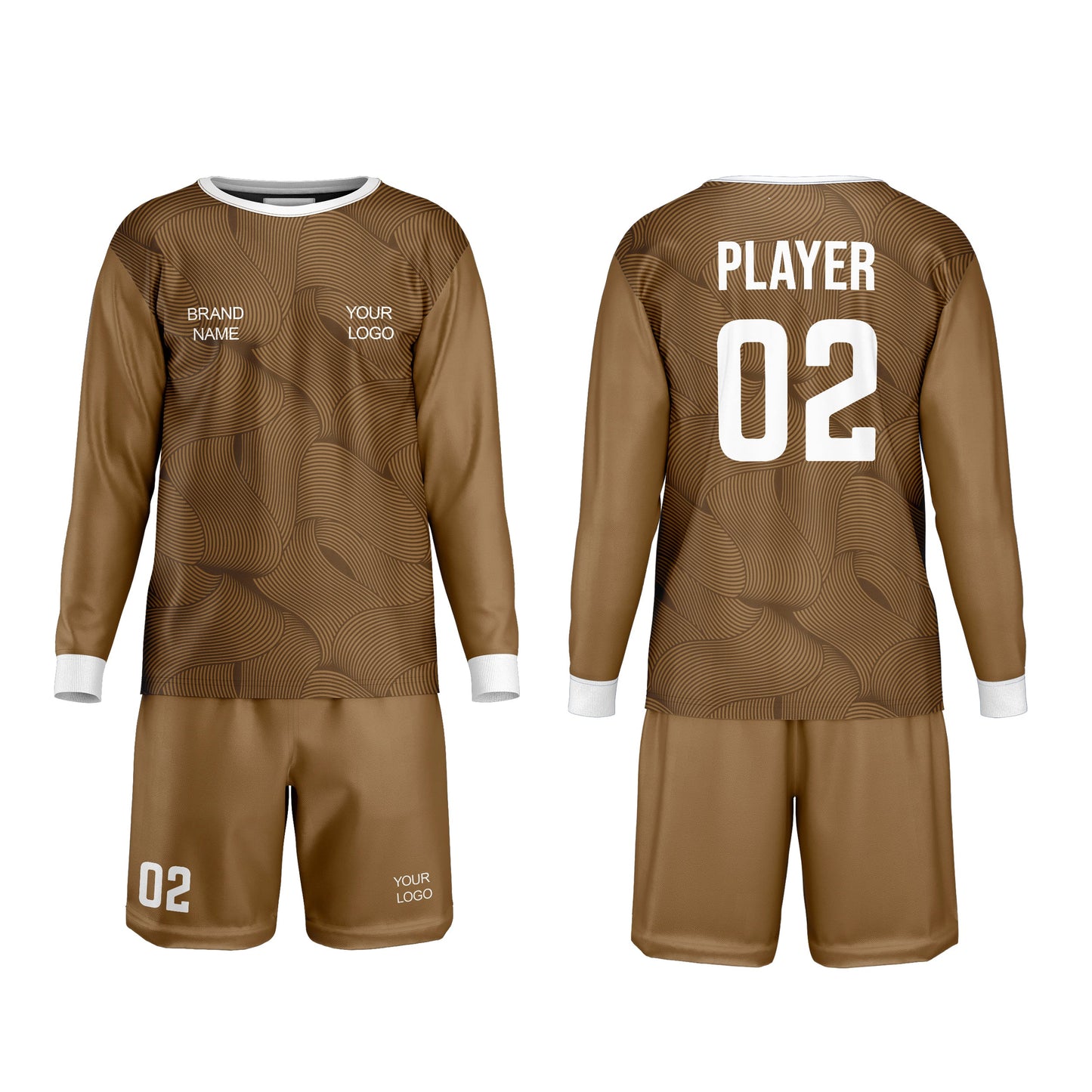 Custom Soccer Goalkeeper Uniform - Wavy - Personalized