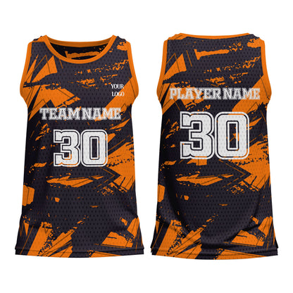 Custom Basketball Tank Top – Abstract Design – Personalized Tank-Top