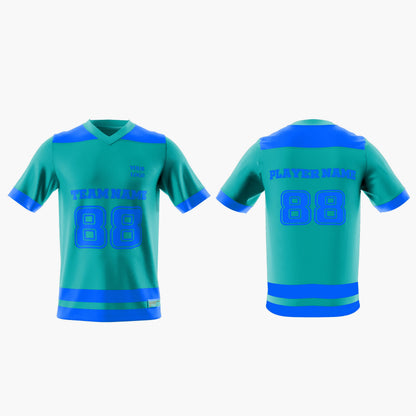 Custom American Football Jersey- Color Trim - Personalized Jersey