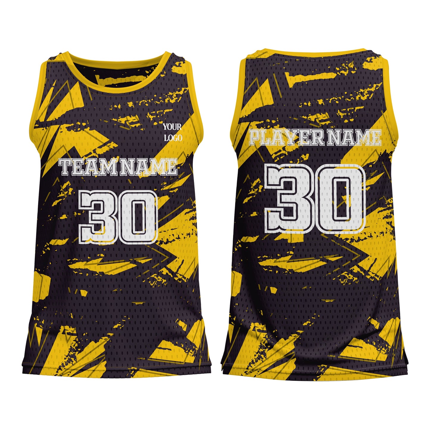 Custom Basketball Tank Top – Abstract Design – Personalized Tank-Top