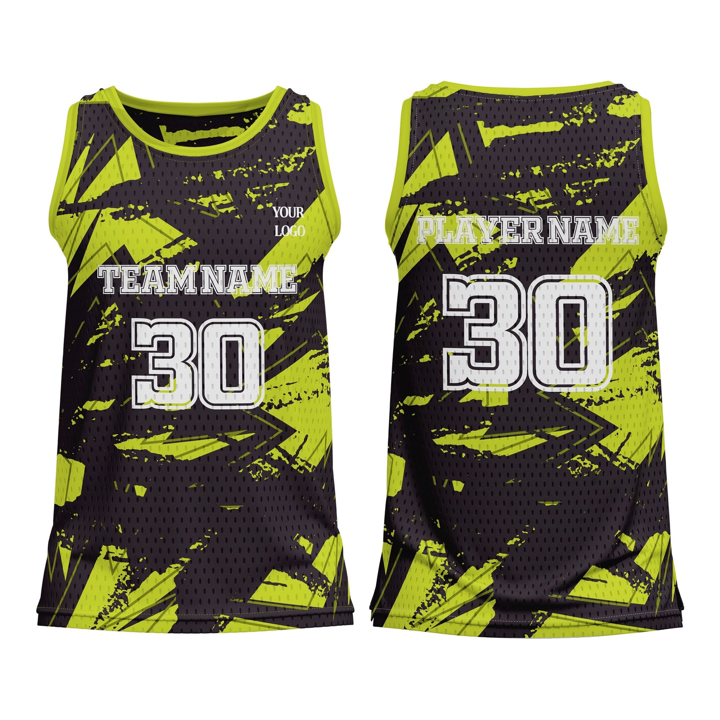 Custom Basketball Tank Top – Abstract Design – Personalized Tank-Top