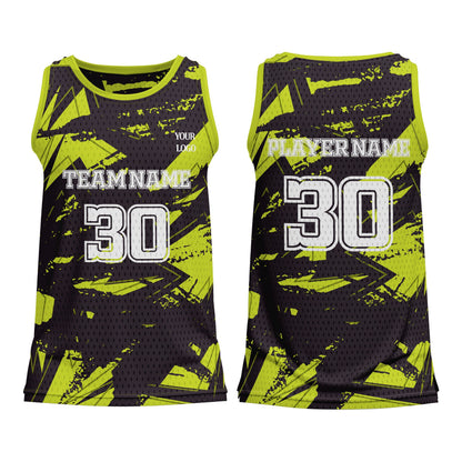 Custom Basketball Tank Top – Abstract Design – Personalized Tank-Top