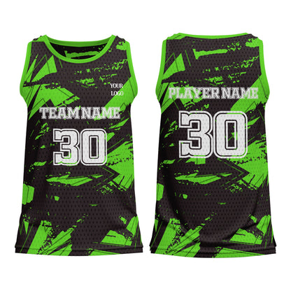 Custom Basketball Tank Top – Abstract Design – Personalized Tank-Top
