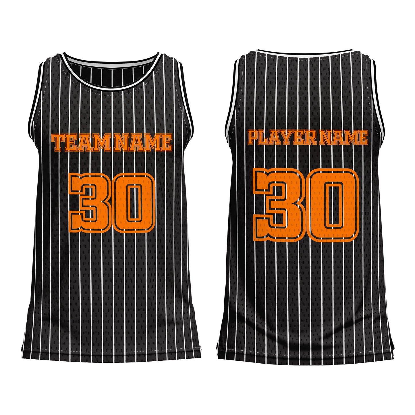 Custom Basketball Tank Top - Pinstripe - Personalized Gear