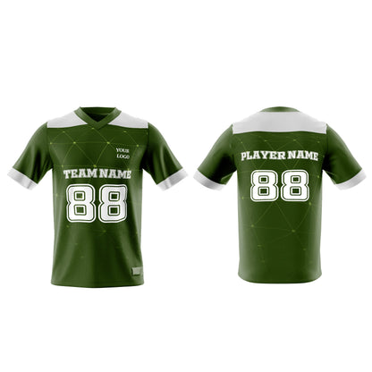 Custom American Football Jersey - Geo Design - Personalized Jersey