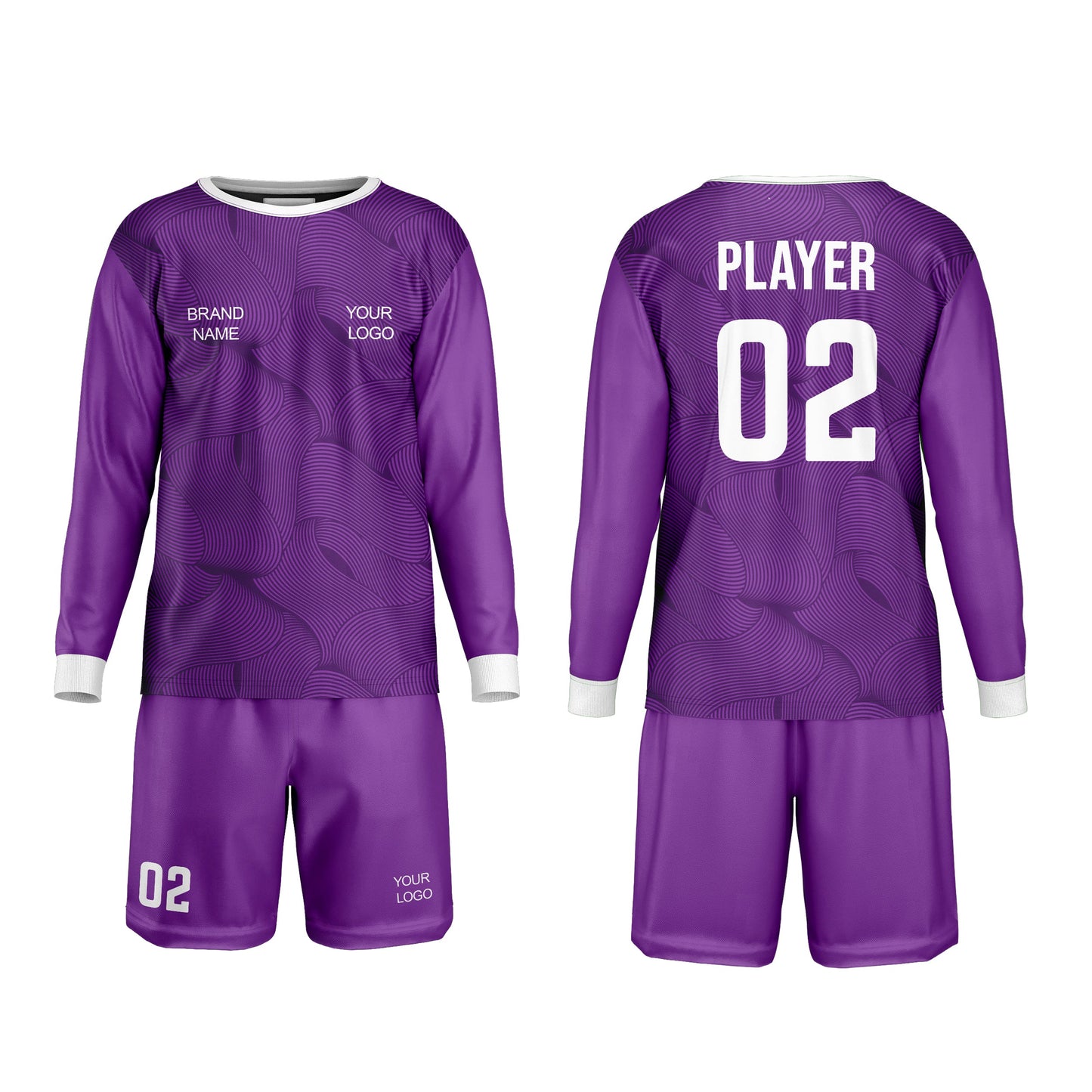 Custom Soccer Goalkeeper Uniform - Wavy - Personalized
