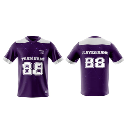 Custom American Football Jersey - Geo Design - Personalized Jersey