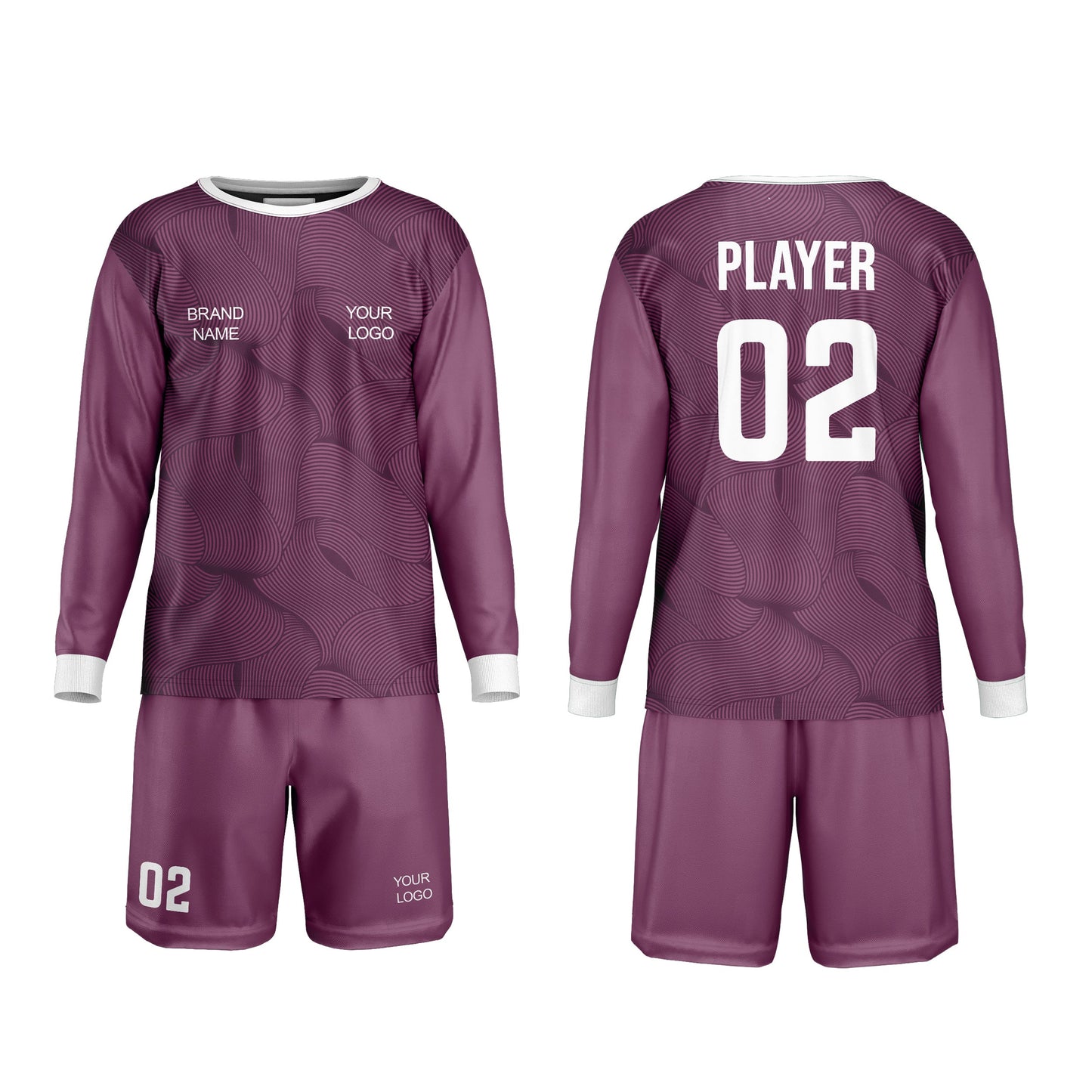 Custom Soccer Goalkeeper Uniform - Wavy - Personalized