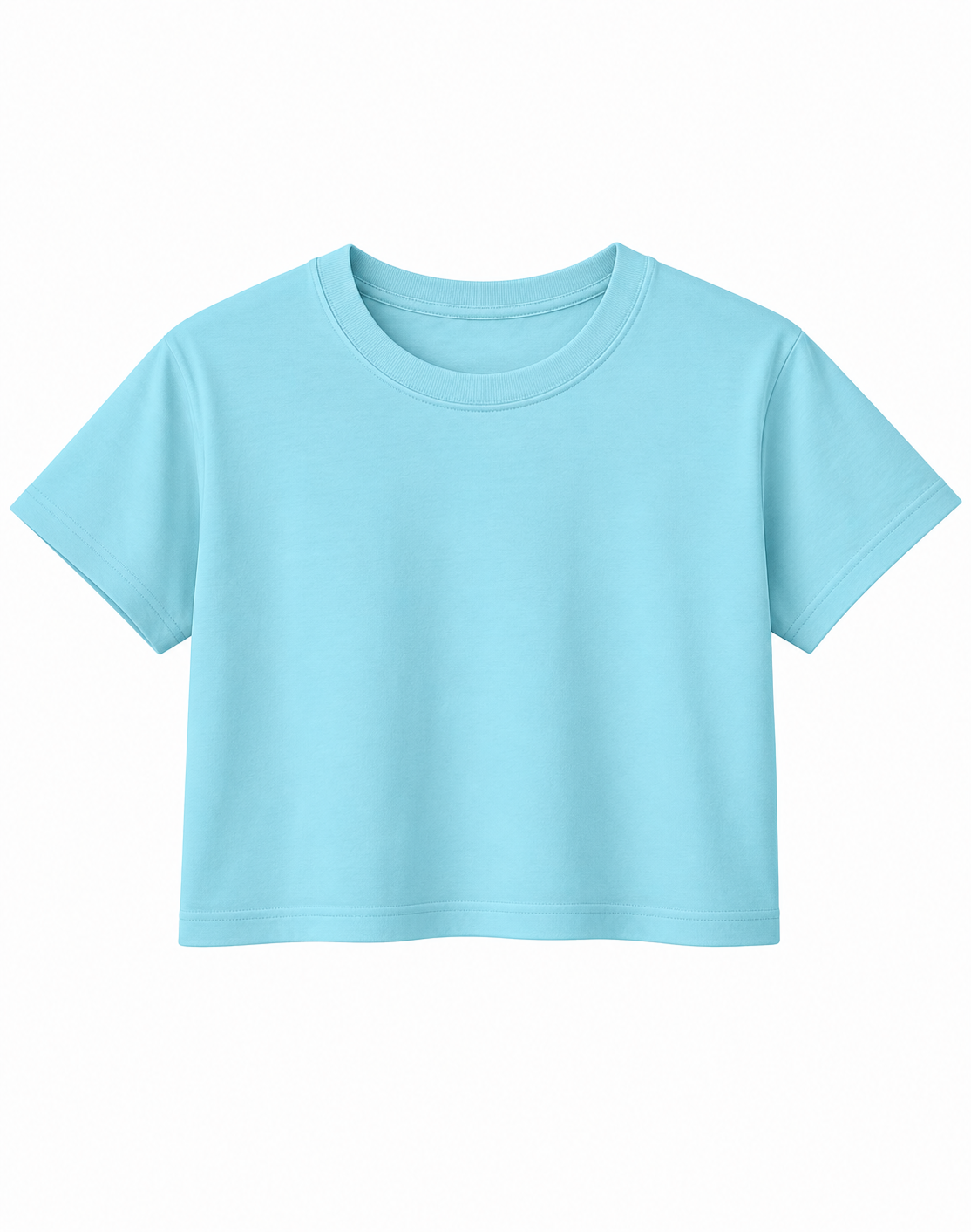 Custom Women Crop-Top - Solid Tone - Personalized Halftee