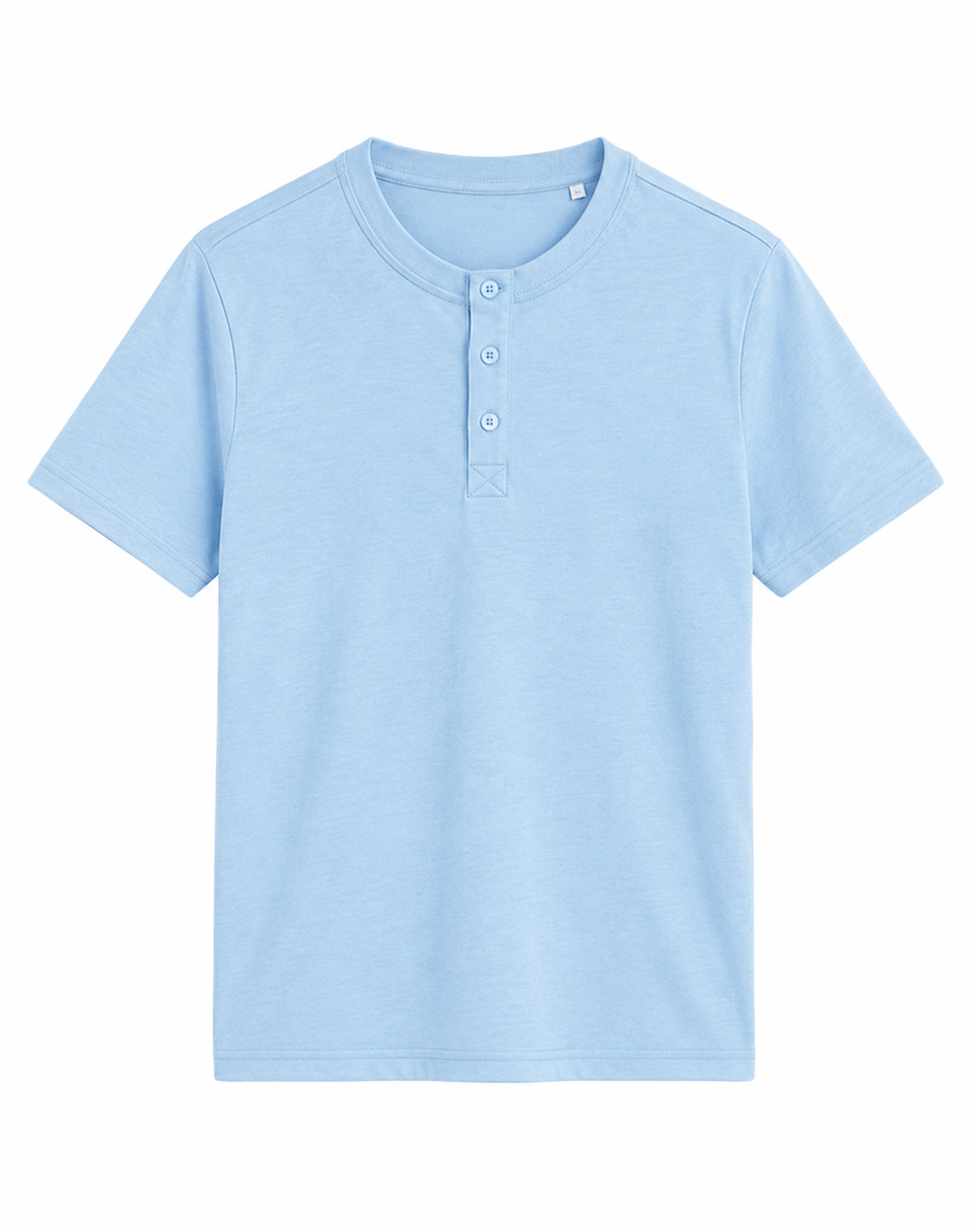 Custom Women Half Sleeves Henley - Solid Color Personalized Tee