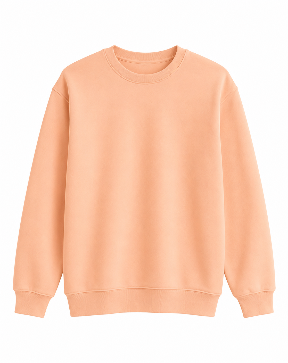 Custom Women Sweatshirt - Solid Color Personalized Crewneck