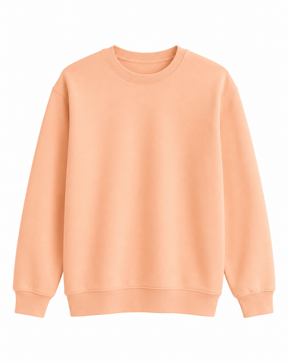 Custom Women Sweatshirt - Solid Color Personalized Crewneck