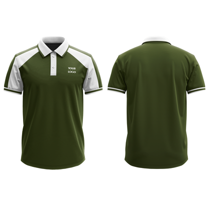 Custom Polo T-Shirt - Raglan White Accent - Personalized T-Shirt