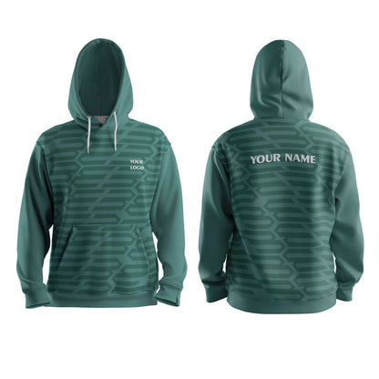 Custom Hoodie – Geometrical Design – Personalized Pullover