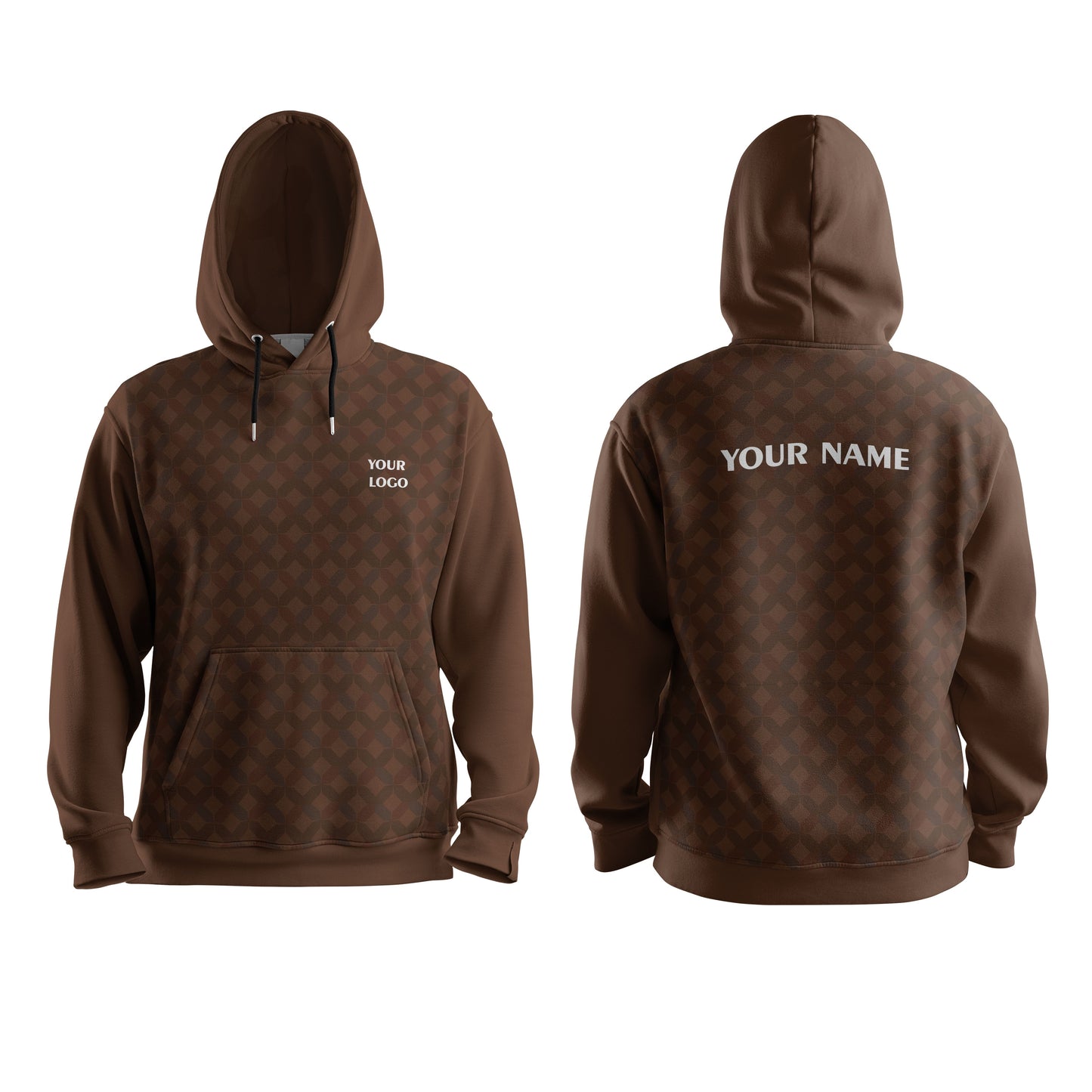 Custom Hoodie – Abstract Print Design – Personalized Apparel