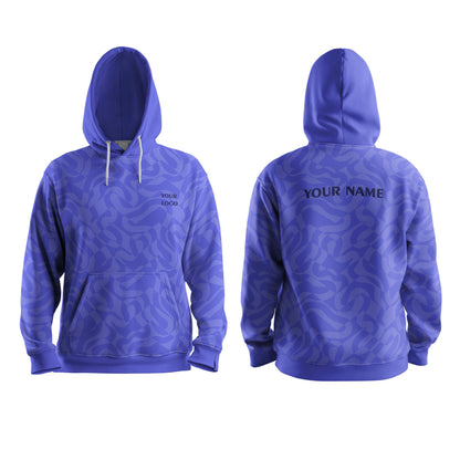 Custom Hoodie – Wave Pattern Design – Personalized Gear