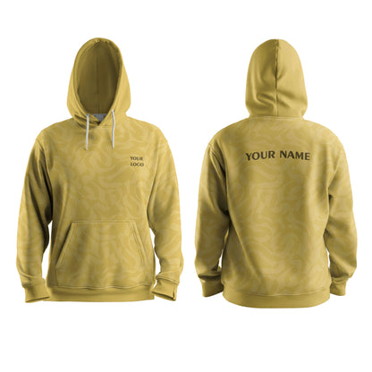 Custom Hoodie – Wave Pattern Design – Personalized Gear