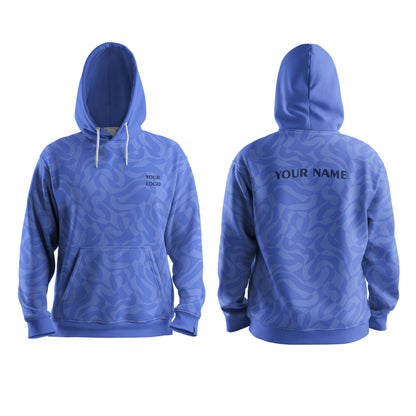 Custom Hoodie – Wave Pattern Design – Personalized Gear
