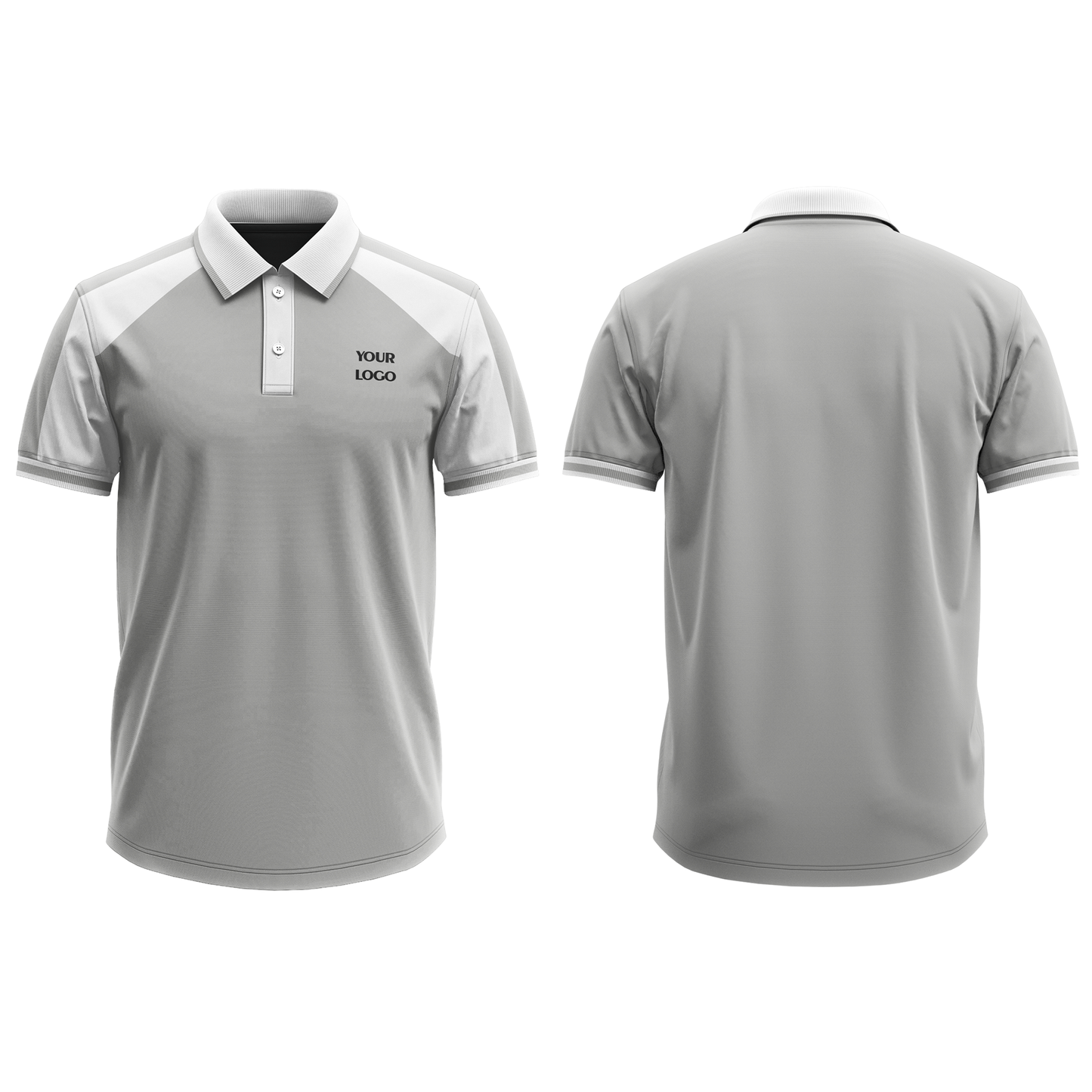 Custom Polo T-Shirt - Raglan White Accent - Personalized T-Shirt