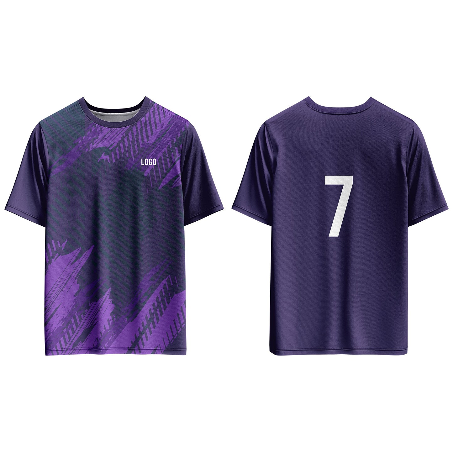 Custom Soccer T-Shirt Gradient Tyre Pattern - Personalized Top