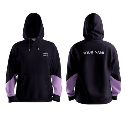 Custom Hoodie - Sleeve Patch Design - Personalized Sweatshirt
