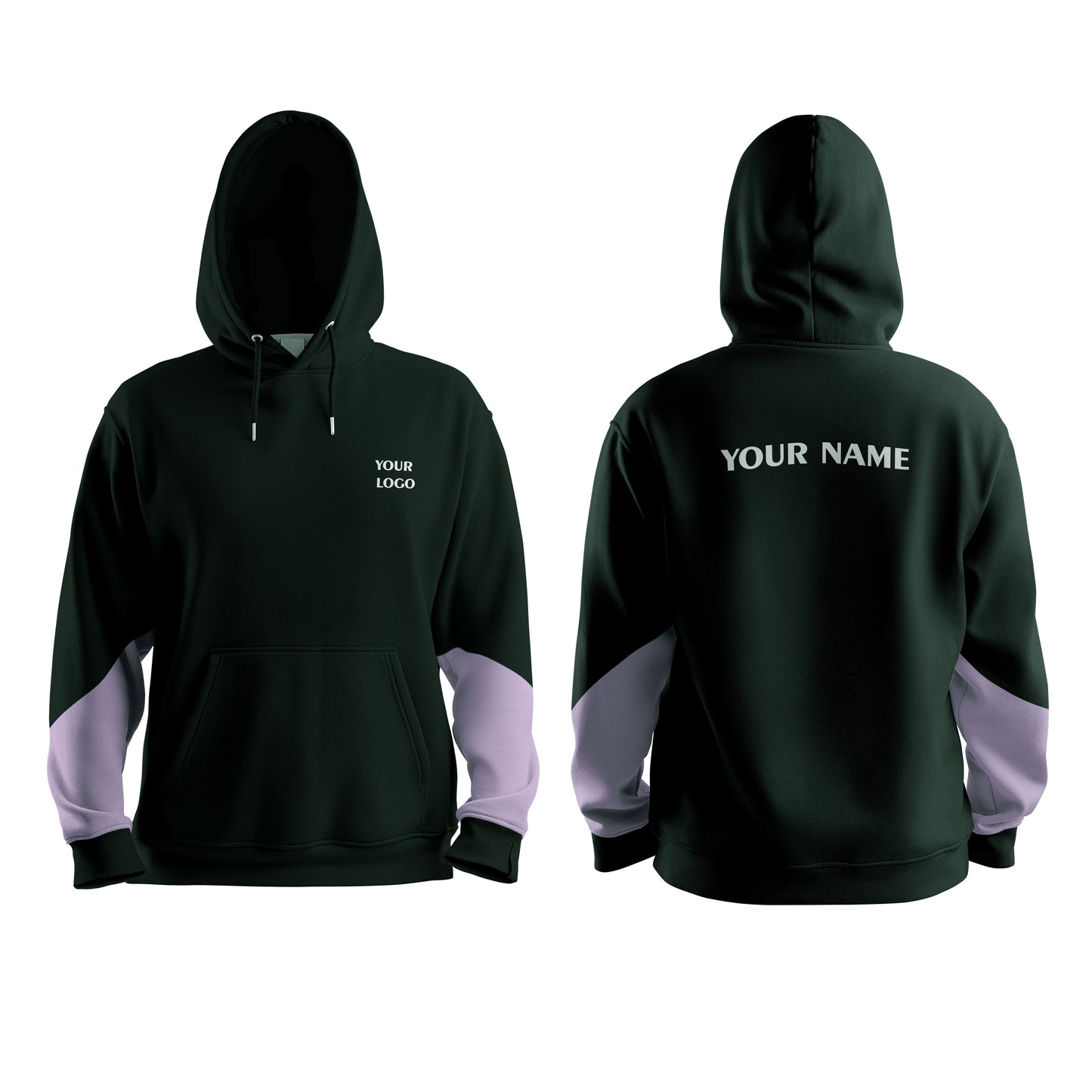 Custom Hoodie - Sleeve Patch Design - Personalized Sweatshirt